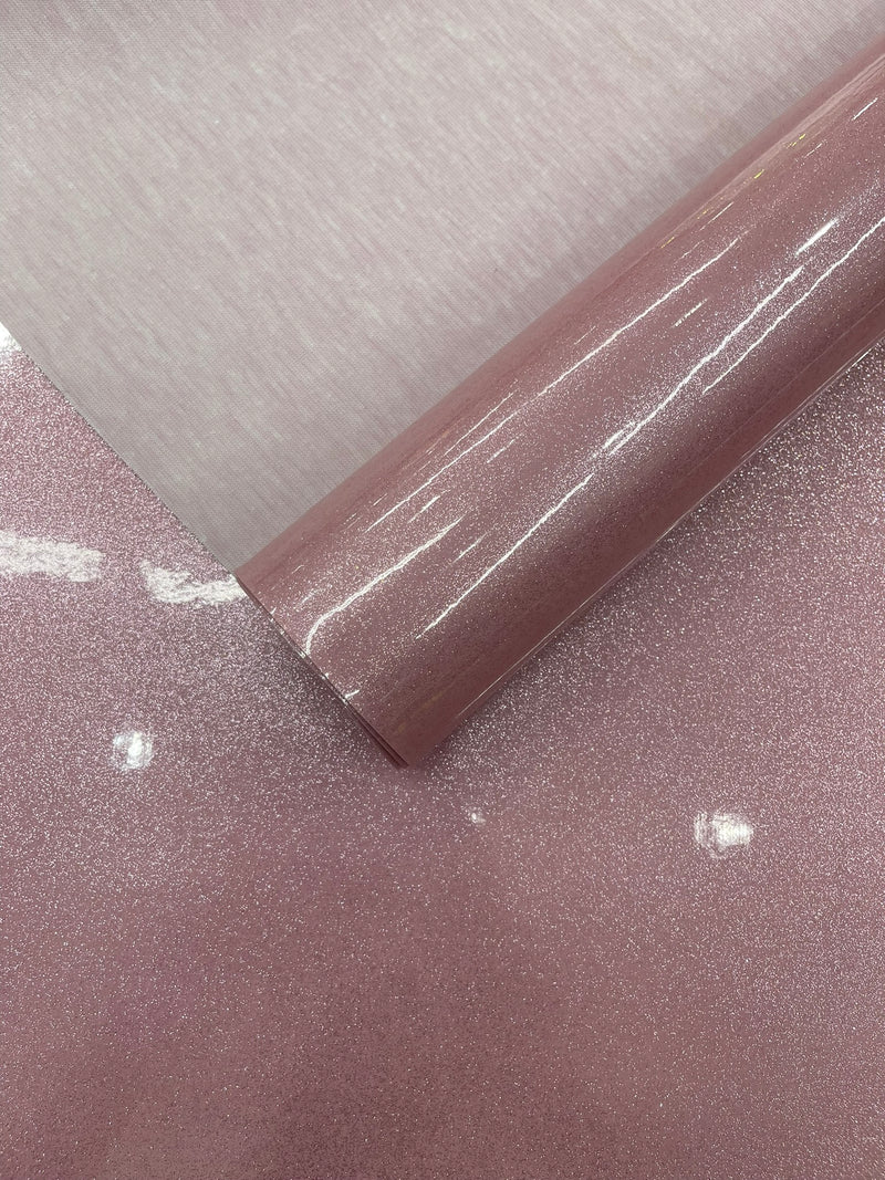 Ultra Sparkle Glitter Upholstery Vinyl Fabric / Crafting Apparel Upholstery Vinyl Fabric 54" Wide.