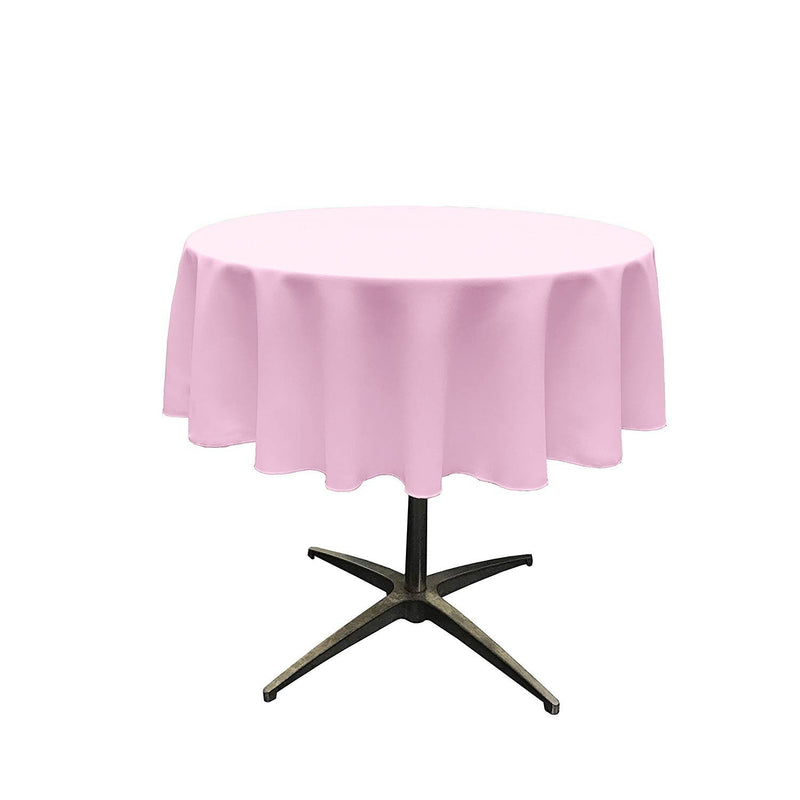 42" ROUND POLY POPLIN SEAMLESS TABLECLOTH