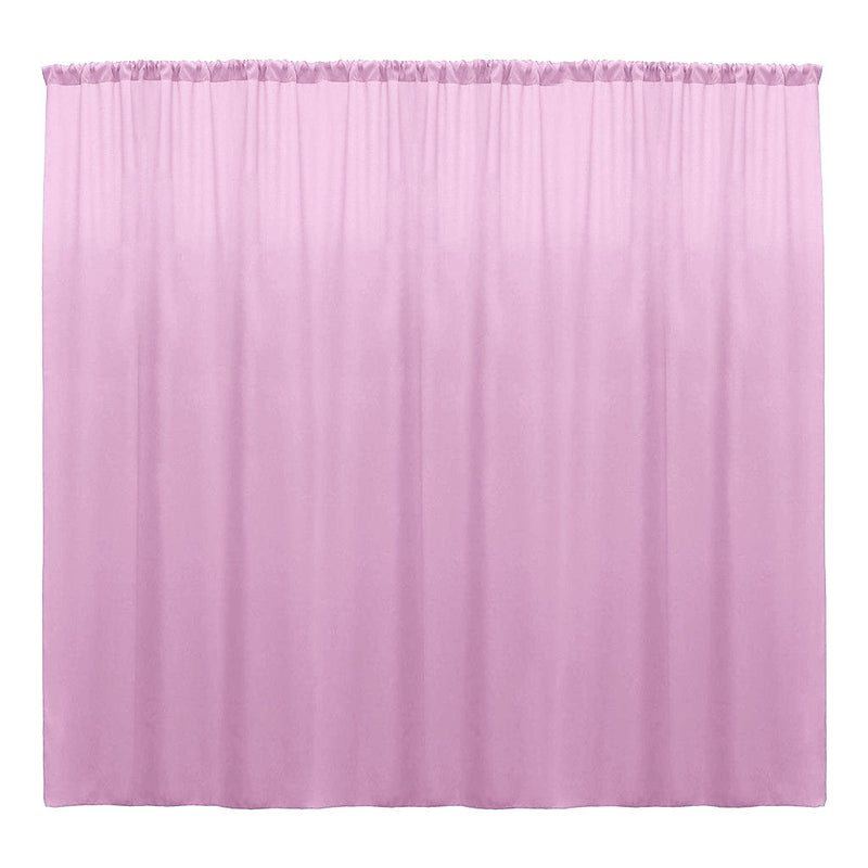 Backdrop Drape Curtain 10 Feet Wide x 9 Feet High, Polyester Poplin SEAMLESS 1 Panel.