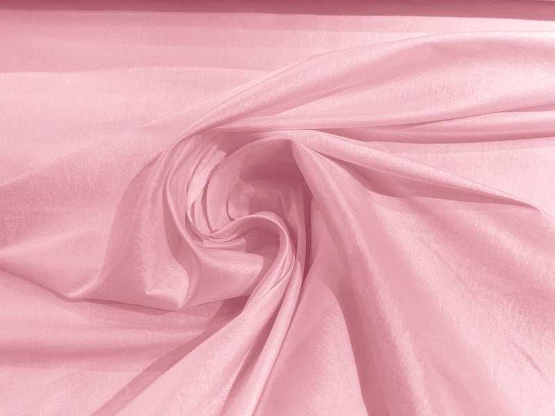 Pink Solid Medium Weight Stretch Taffeta Fabric 58/59" Wide-Sold By The Yard.