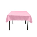 36"x36" SQUARE POLY POPLIN TABLECLOTH