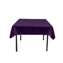 36"x36" SQUARE POLY POPLIN TABLECLOTH