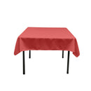 36"x36" SQUARE POLY POPLIN TABLECLOTH
