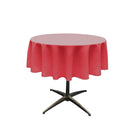 54" ROUND POLY POPLIN SEAMLESS TABLECLOTH