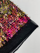 SWORD SEQUIN MESH FABRIC (By The Yard)