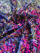 SWORD SEQUIN MESH FABRIC (By The Yard)