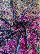 SWORD SEQUIN MESH FABRIC (By The Yard)