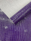 Shiny Alligator 3D Embossed Vinyl Fabric, 54" Wide Upholstery Crafting Accessories Applications
