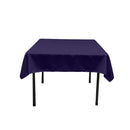 36"x36" SQUARE POLY POPLIN TABLECLOTH