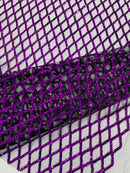 Luxury Diamond Design Mini Glitz Sequins On A Mesh Fabric