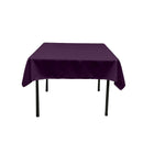 36"x36" SQUARE POLY POPLIN TABLECLOTH