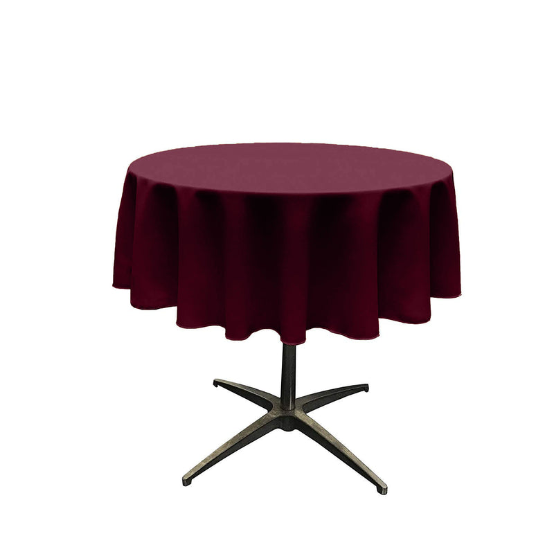 Raspberry Round Polyester Poplin Seamless Tablecloth - Wedding Decoration Tablecloth