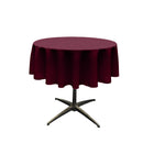 54" ROUND POLY POPLIN SEAMLESS TABLECLOTH