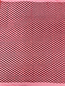 Luxury Diamond Design Mini Glitz Sequins On A Mesh Fabric