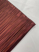 METALLIC FOIL ACCORDION PLEATED FABRIC (by the yard)