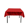 58"x58" SQUARE POLY POPLIN TABLECLOTH