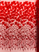 Luxury 3D Floral/Butterfly Beaded lace, by The Yard.