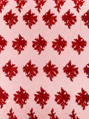 CORDED LACE 3D FLORAL (by the yard)