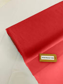 Red - Bridal Illusion Tulle 108"Wide  Polyester Premium Tulle Fabric Bolt, By The Roll.