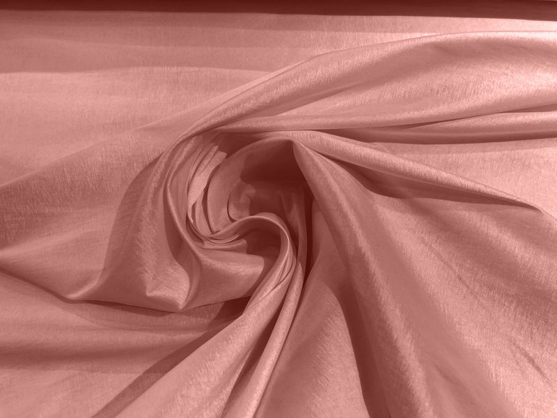 Rose Pink Solid Medium Weight Stretch Taffeta Fabric 58/59" Wide-Sold By The Yard.