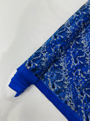 Snake Design Shattered Glass Nylon Spandex Fabric, 4-Way Stretch, by The Yard.