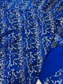 Snake Design Shattered Glass Nylon Spandex Fabric, 4-Way Stretch, by The Yard.