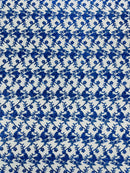 Corded Lace/ Butterfly Design Embroidered With Sequin on a Mesh Lace Fabric