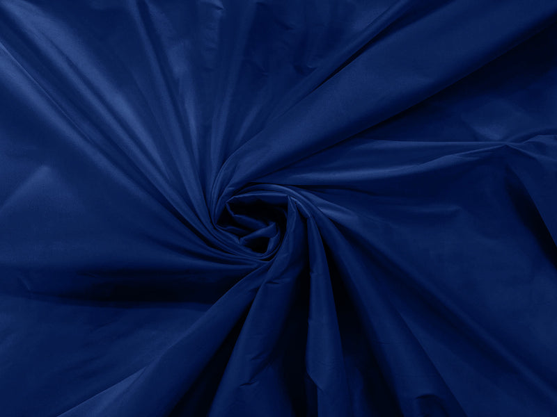 Royal Blue - 100% Polyester Imitation Silk Taffeta Fabric 55" Wide/Costume/Dress/Cosplay/Wedding.