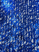 SWORD SEQUIN MESH FABRIC (By The Yard)