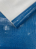 Shiny Alligator 3D Embossed Vinyl Fabric, 54" Wide Upholstery Crafting Accessories Applications
