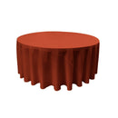 132" ROUND POLY POPLIN TABLECLOTH