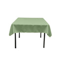 45" Square Polyester Poplin Tablecloth / Overlay/ Party Supply.