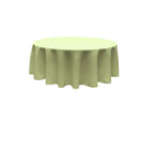108" ROUND POLY POPLIN SEAMLESS TABLECLOTH