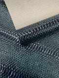 Cobra Snake Shiny Vinyl 3D Embossed Fabric / 2 Tone Cobra Snake Vinyl Leather 54" Wide