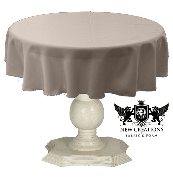 TABLECLOTH DULL BRIDAL SATIN (51" Round)