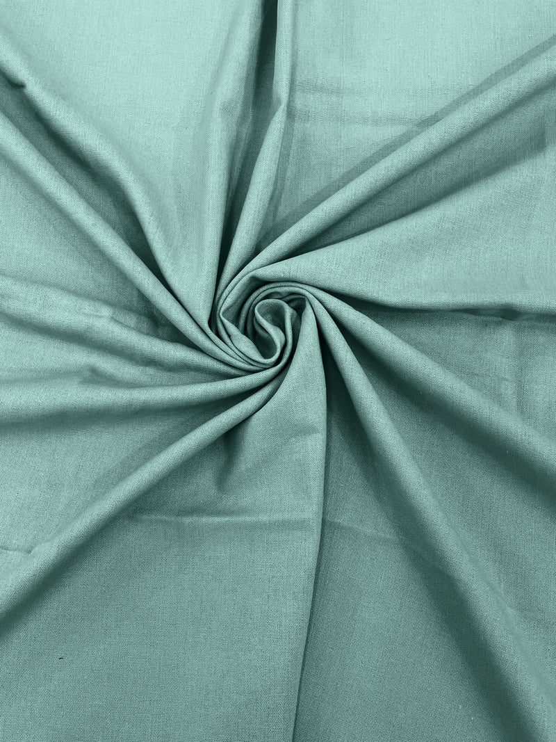 Seafoam - Medium Weight Natural Linen Fabric/50 " Wide/Clothing