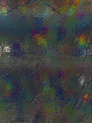 Geometric Foil Velvet Stretch, by The Yard.