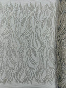 Luxury Festival Beaded Vine Lace Fabric, by The Yard.
