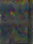 Geometric Foil Velvet Stretch, by The Yard.