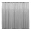 Backdrop Drape Curtain 10 Feet Wide x 9 Feet High, Polyester Poplin SEAMLESS 1 Panel.