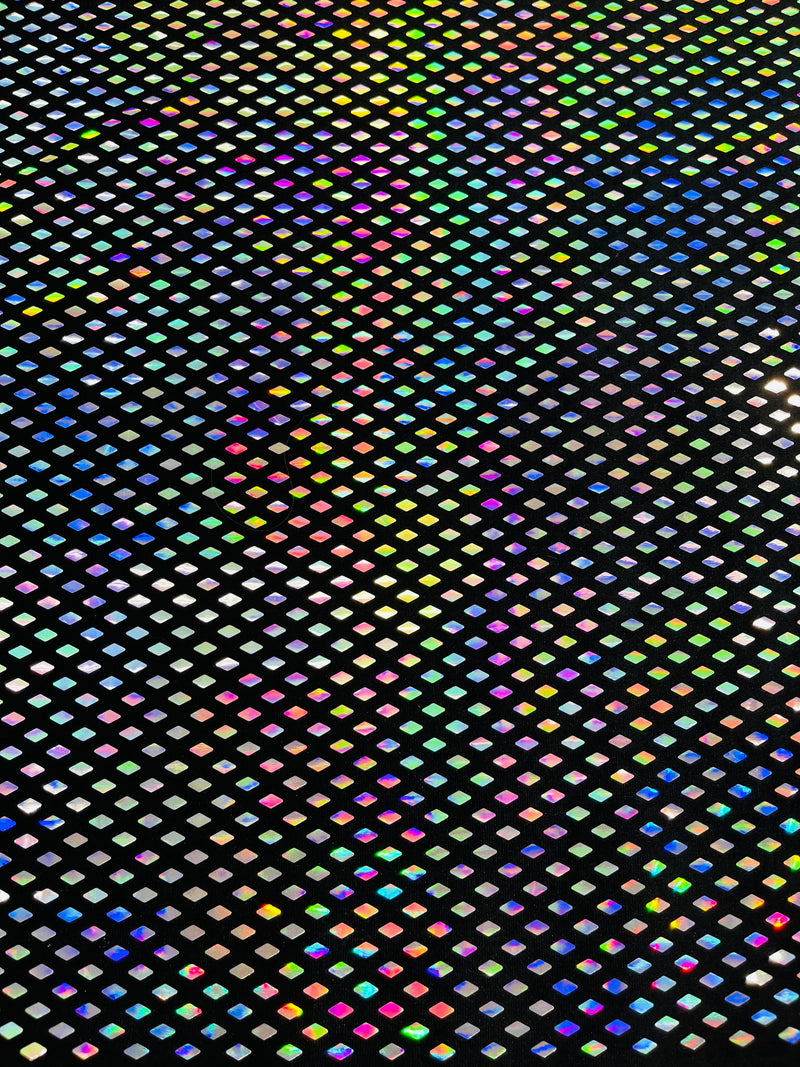 Geometric Foil Velvet Stretch, by The Yard.