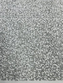 Glitter Rhinestones on Mesh Fabric, | Glimmer | Sparkle Fabric (by The Yard).