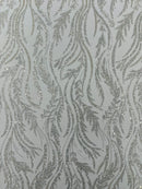 Luxury Festival Beaded Vine Lace Fabric, by The Yard.