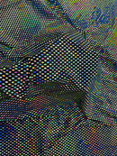 Geometric Foil Velvet Stretch, by The Yard.