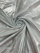 LIQUID METALLIC LAME FOIL SPANDEX FABRIC (by the yard)
