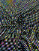 Geometric Foil Velvet Stretch, by The Yard.