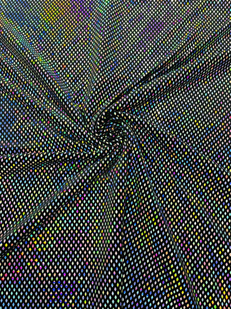 Geometric Foil Velvet Stretch, by The Yard.
