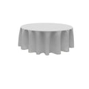 108" ROUND POLY POPLIN SEAMLESS TABLECLOTH
