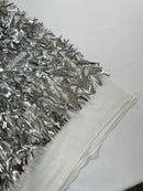 SWORD SEQUIN MESH FABRIC (By The Yard)