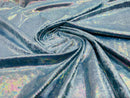 ILLUSION FOIL SNAKE STRETCH VELVET FABRIC (by the yard)